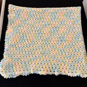Pastel Crochet Blanket